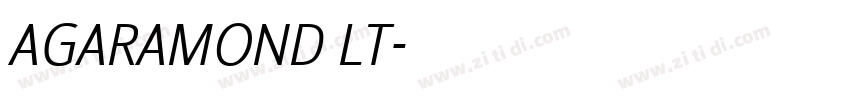 AGARAMOND LT字体转换